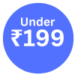 Under ₹199